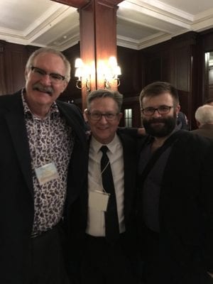 Doug Storey and John Tegmeyer with Don Lefevre