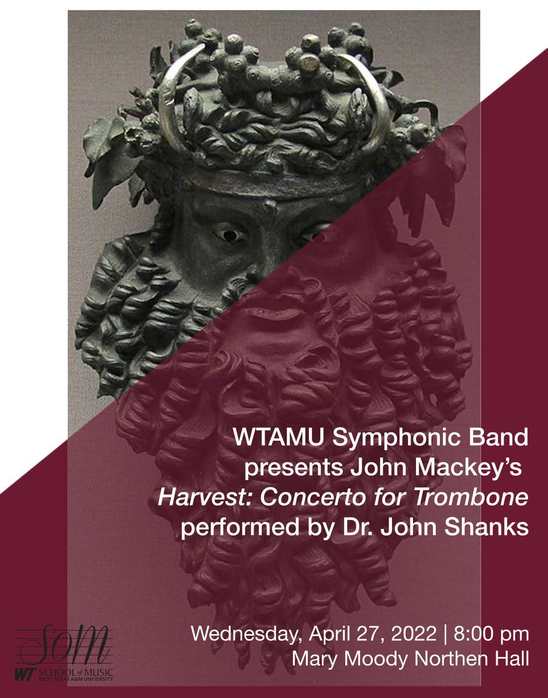 WTAMU Symphonic Band presents John Mackey's Harvest: Concerto for Trombone performed by Dr. John Shanks