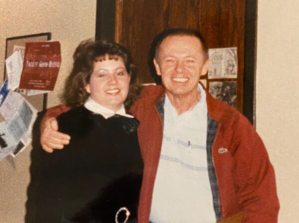 Julie and Dr. Garner in 1988