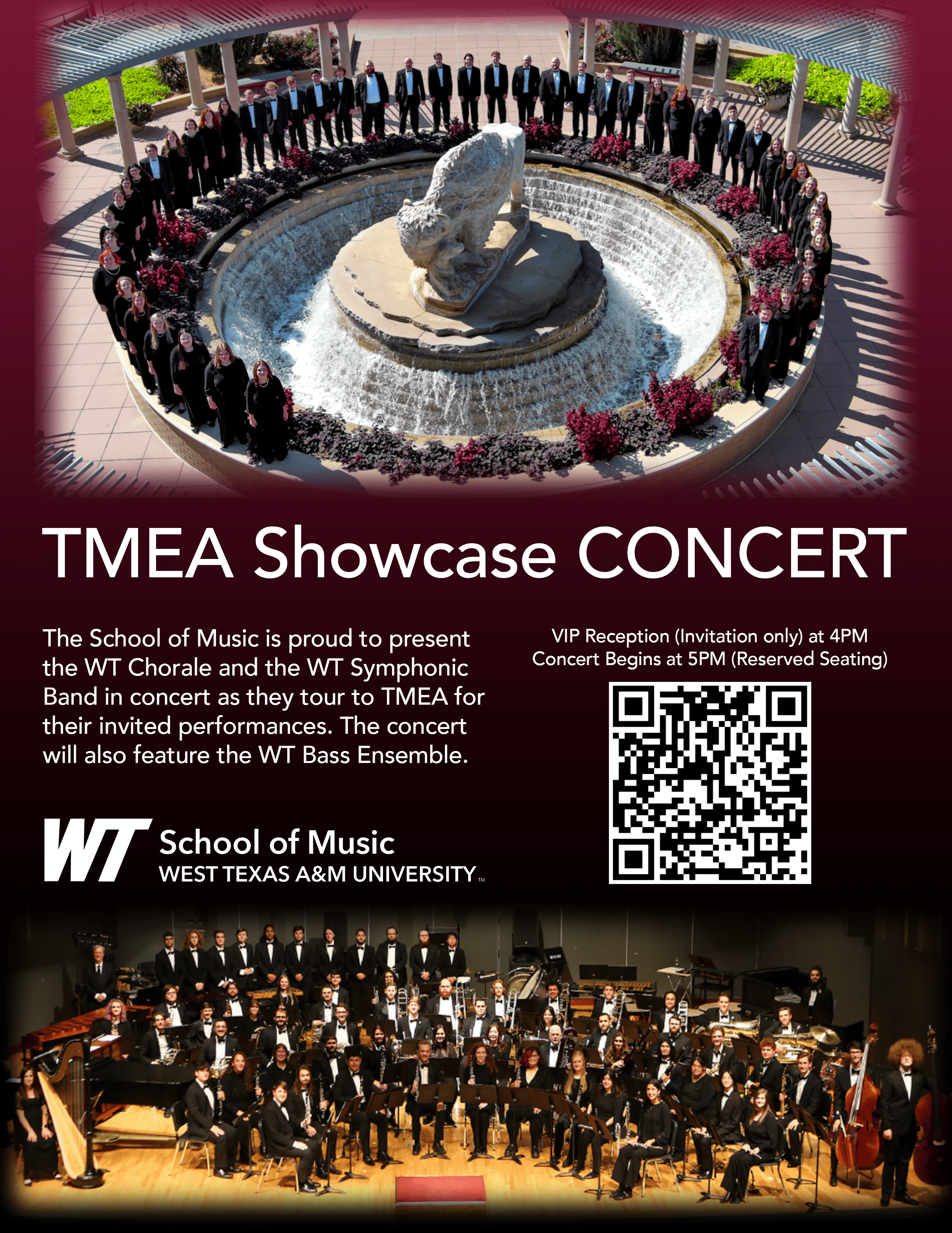 TMEA Showcase CONCERT Flyer
